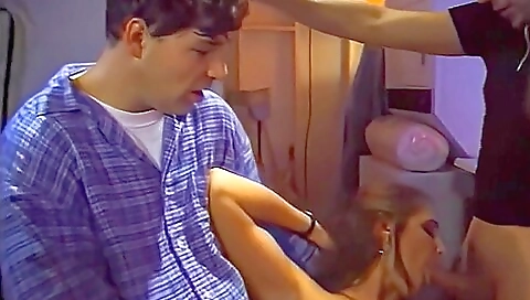 Horny slut gets a hard banging