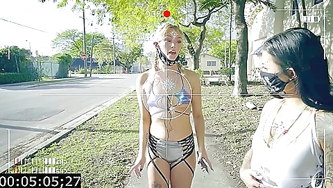 Sexy young chick does a sexy strip dance